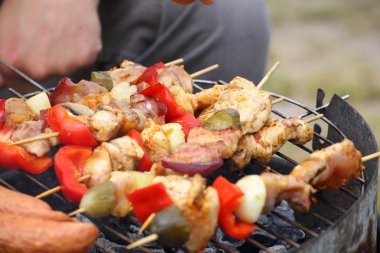 şenlik ateşi kamp ateşi yangın alevleri Steak Barbekü Izgara