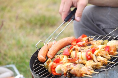 şenlik ateşi kamp ateşi yangın alevleri Steak Barbekü Izgara