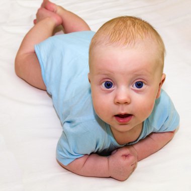 Boy 4-months old clipart