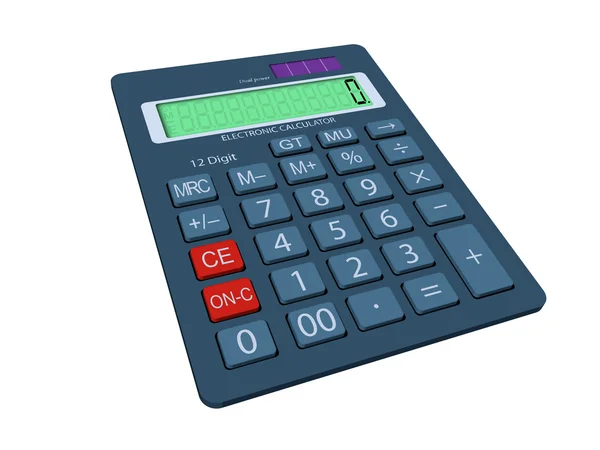 Kalkulator w 3d — Wektor stockowy
