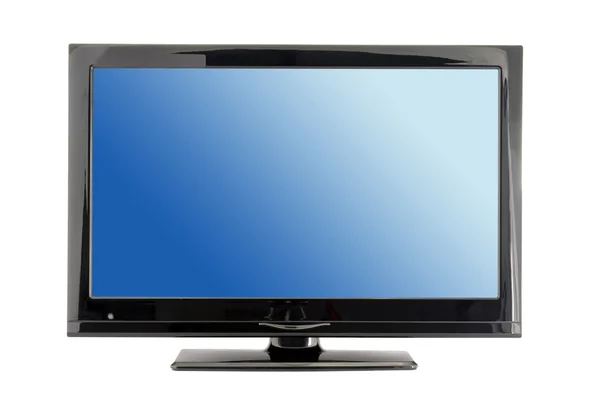 LCD tv idegen rádióadást figyel — Stock Fotó
