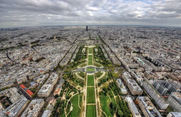 Παρίσι ευρύ οπτικό — Φωτογραφία Αρχείου