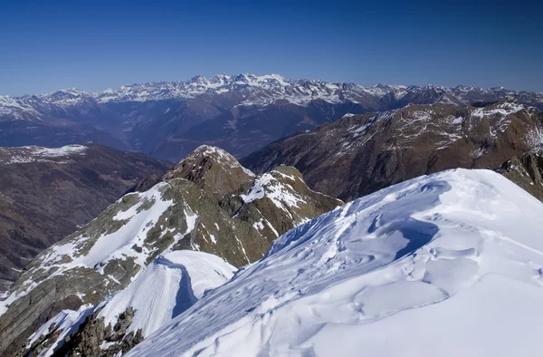 Alpes vista montañas — Foto de Stock