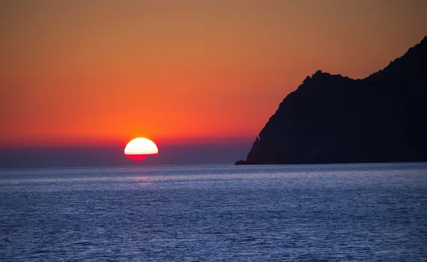 stock image Sunset on sea