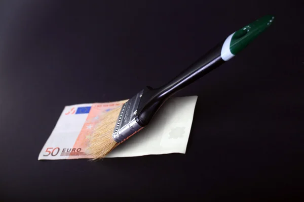 Euro-currency forgery — Stock Photo, Image