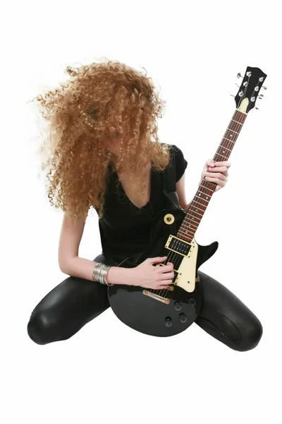 Tocando la guitarra —  Fotos de Stock
