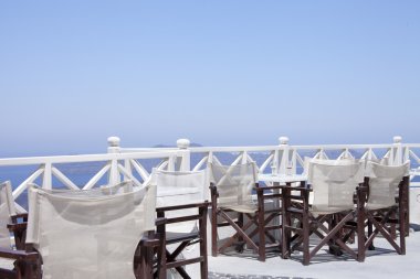 santorini kıyıda Cafe