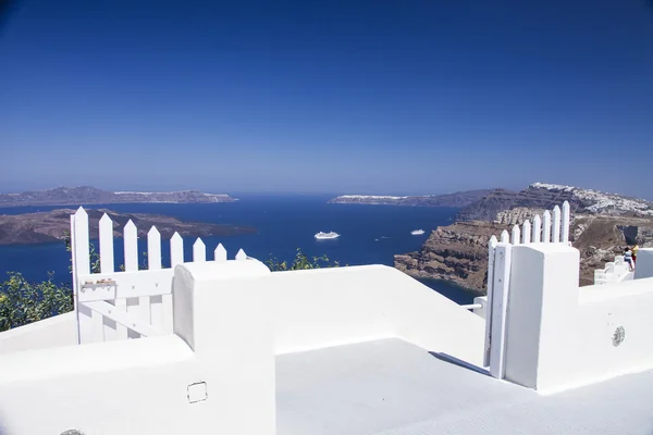 Vista desde la isla de Santorini — Foto de Stock