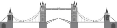 London Tower Bridge Illustration clipart