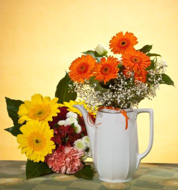 Bouquet in vase clipart