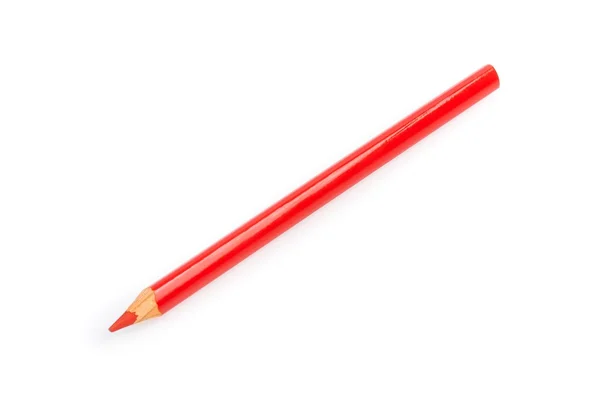 孤立的红铅笔 — 图库照片