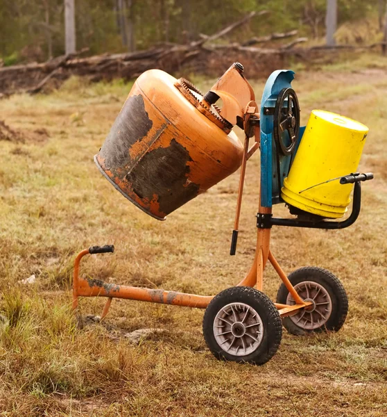 stock image Cement mixer builder concretor equipment