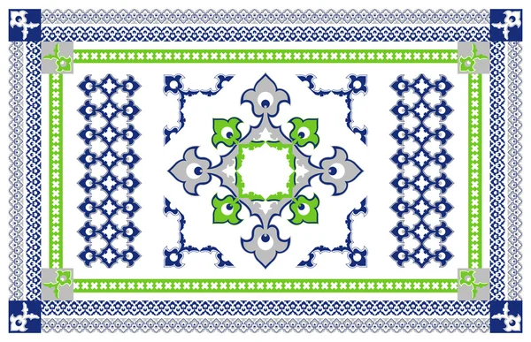 アラビア風のカーペットのデザイン — ストックベクタ