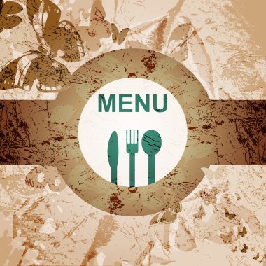 restaurant menu design clipart