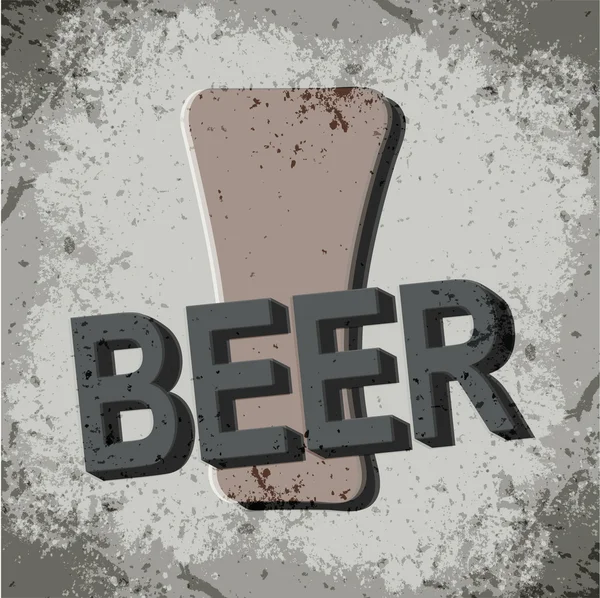 Símbolo de cerveja — Vetor de Stock