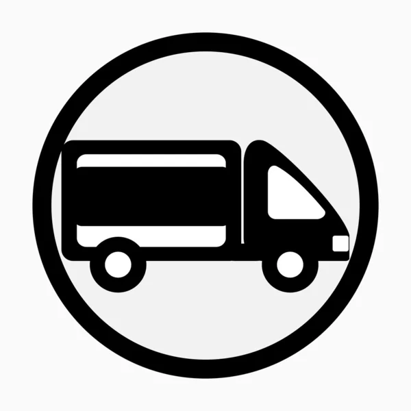 Символ грузовика — стоковый вектор