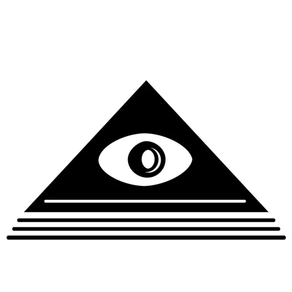 Pyramidenauge — Stockvektor
