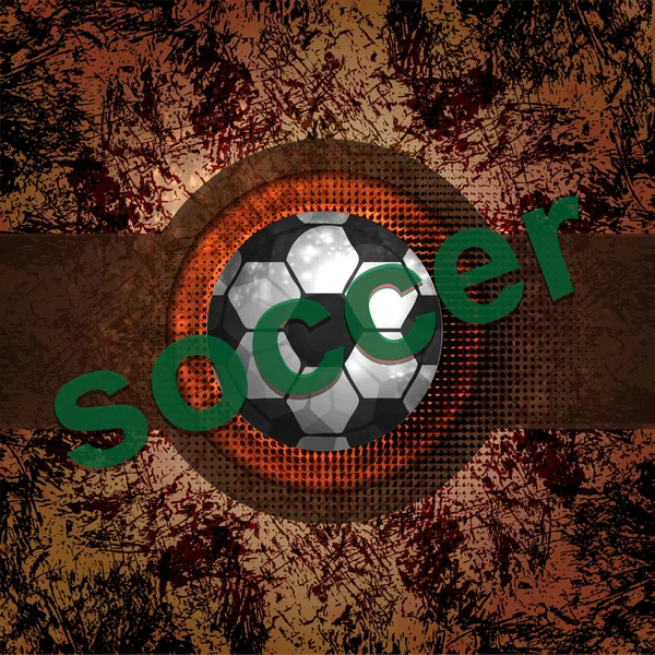 Hintergrund Fußball-Design — Stockvektor