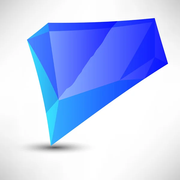 Astratto origami discorso bolla vettore sfondo — Vettoriale Stock