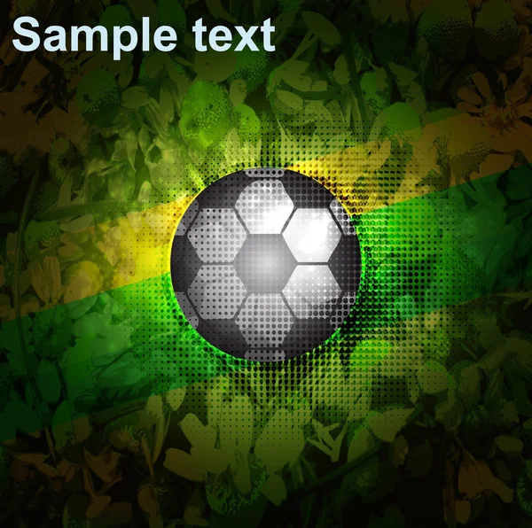 Soccer design background — Stock Vector