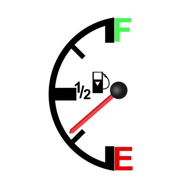 Illustrazione serbatoio del gas — Vettoriale Stock