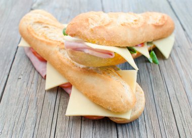 Sub sandwiches clipart