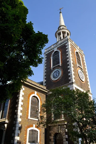 Rotherhithe, 런던에 있는 st 메리의 교회. — 스톡 사진