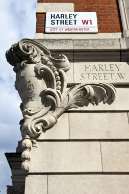 Harley Street in London clipart