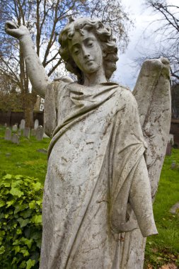 Brompton Cemetery in Chelsea, London. clipart