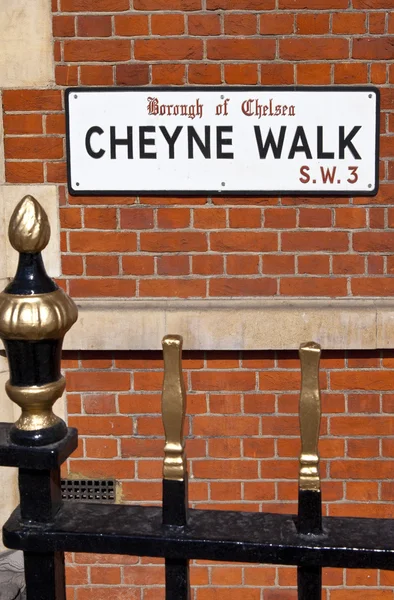 stock image Cheyne Walk in Chelsea, London