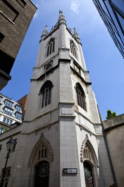 Iglesia St Dunstan-in-the-East en Londres — Foto de Stock