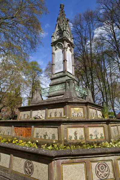 Burdett-Coutts Sundial at St Pancras Old Church — Stock Photo, Image