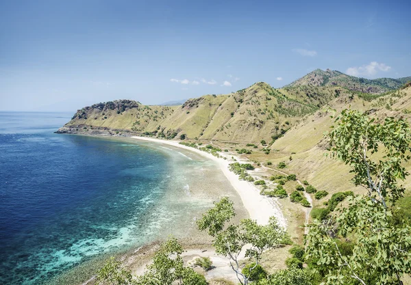 Pláž poblíž dili Východního Timoru, timor-leste — Stock fotografie
