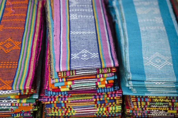 Tais tkaniny w dili timor wschodni, timor wschodni — Zdjęcie stockowe