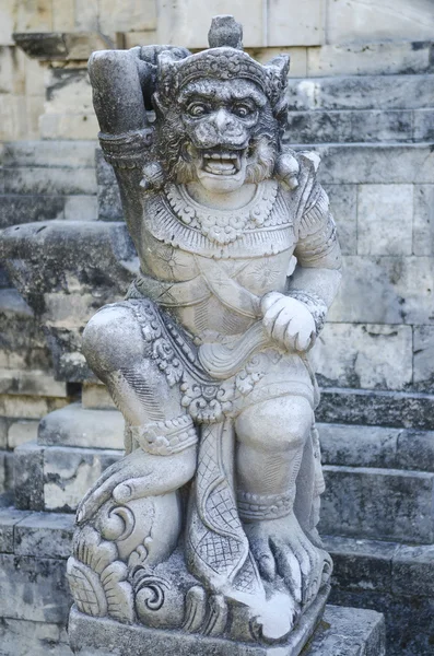 Skulptur im tempel bali indonesien — Stockfoto
