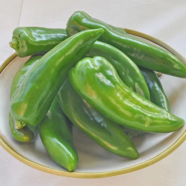 Grønne peberfrugter - Stock-foto