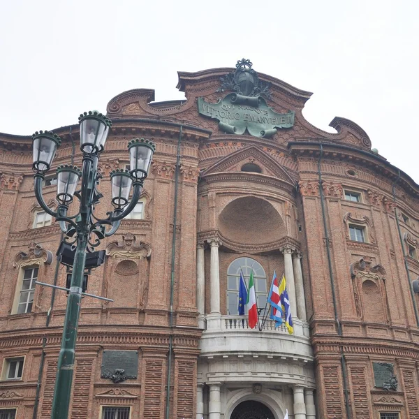 Palazzo Carignano, Turim — Fotografia de Stock