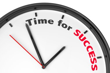 Time for Success concept clipart