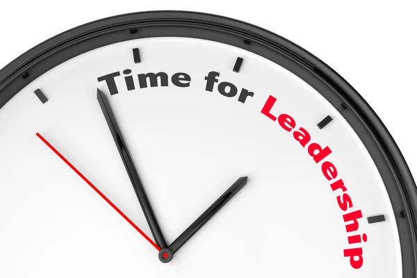 Tempo para o conceito de liderança — Fotografia de Stock