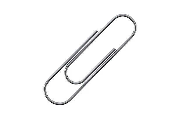 Steel paper clip — Stock Photo, Image