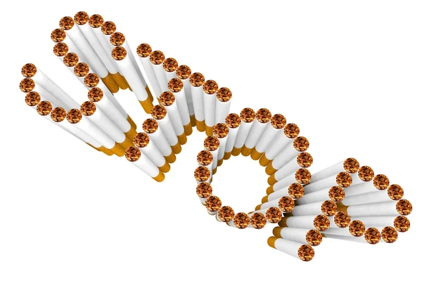 Zigaretten als Stoppwort — Stockfoto
