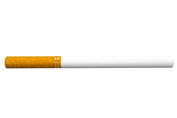 Cigarro em um branco — Fotografia de Stock