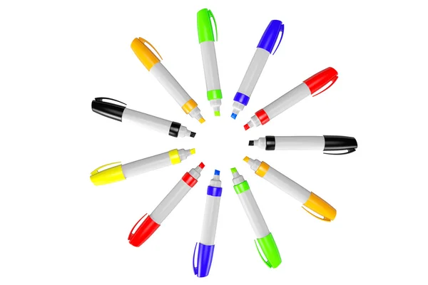 Colorful markers — Stock Photo, Image