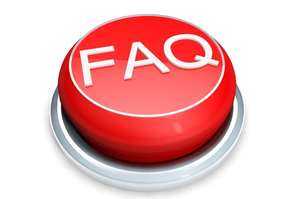 FAQ-knappen koncept — Stock fotografie