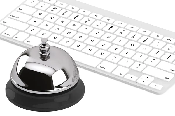 Servicio Bell ring con teclado —  Fotos de Stock