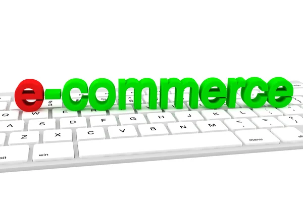 E-commerce letters — Stock Photo, Image