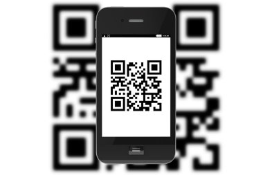 QR kodlu cep telefonu