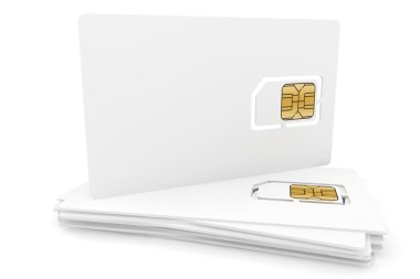 Sim cards clipart