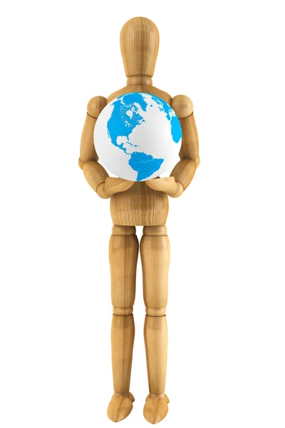 Earth and Dummy — Stock Photo, Image