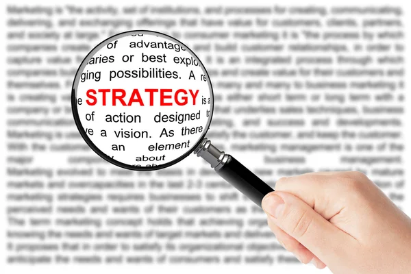 Strategy sign — Stock Photo, Image